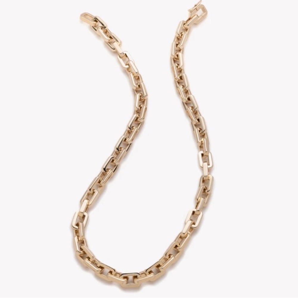 Eddie Borgo Gold NWOT tone chain necklace $425 - Picture 5 of 6